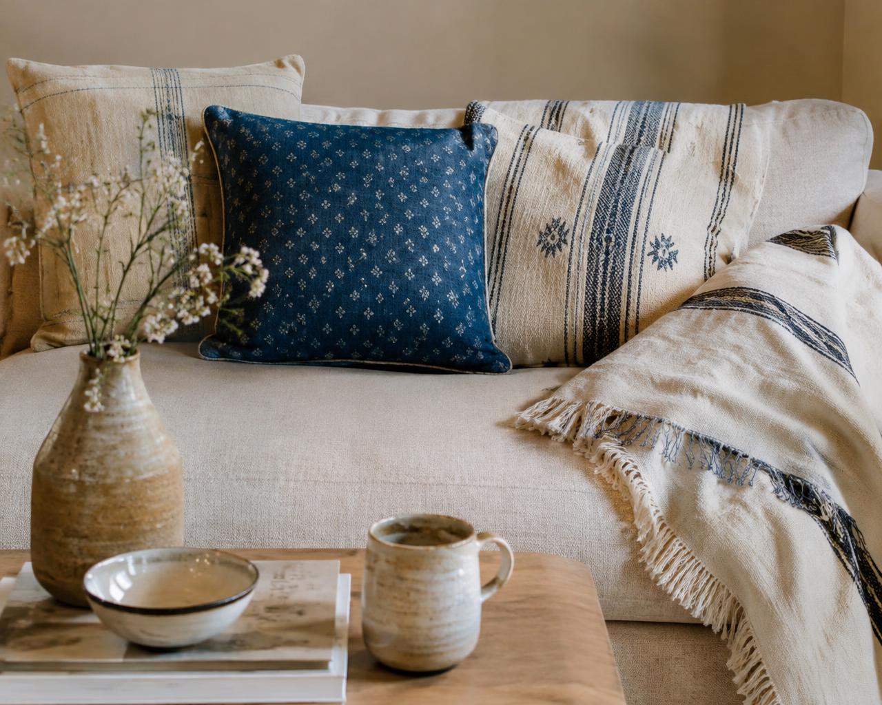 Handwoven Cushions & Throws