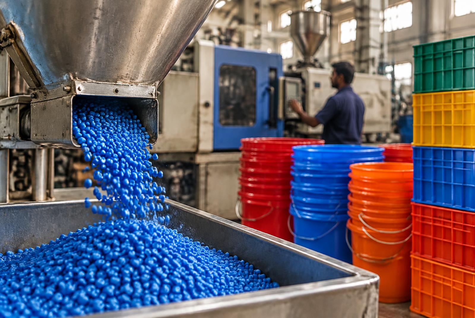 Injection-Moulded Crates & Buckets