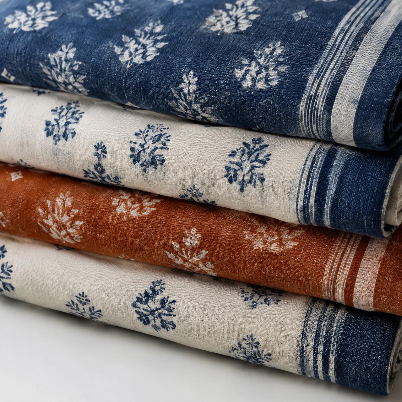 Block-Printed Cotton Fabric