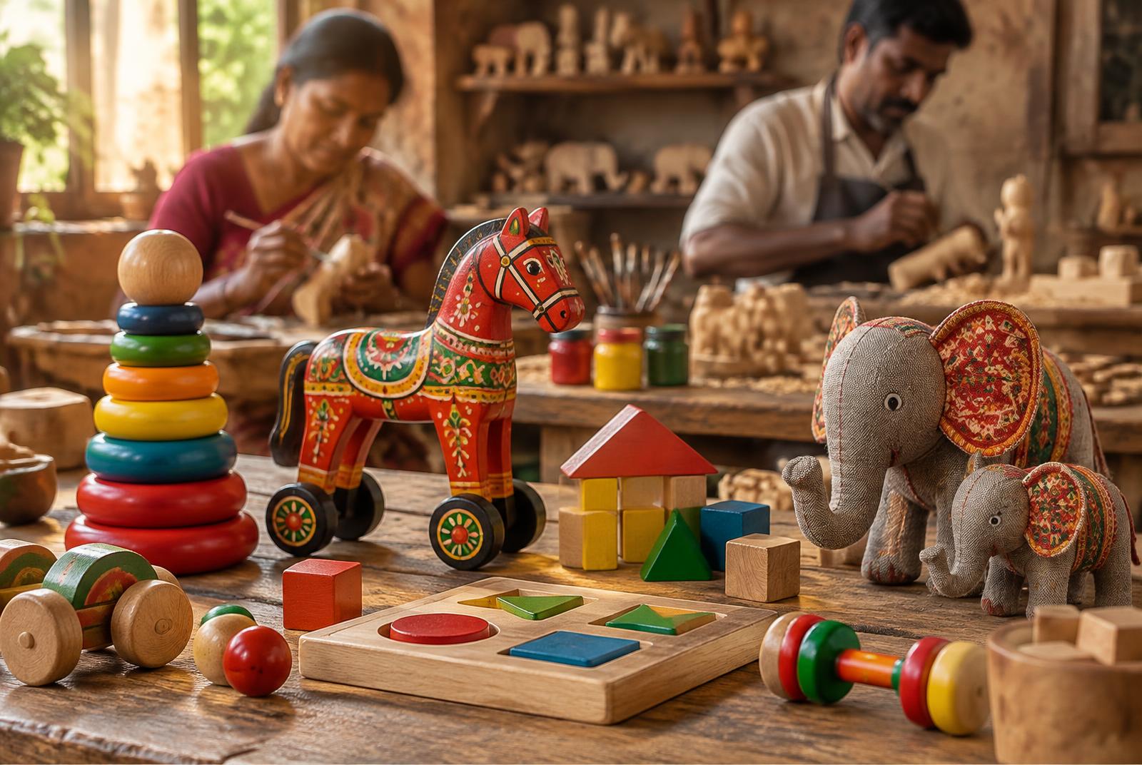 Channapatna Lacquered Wooden Toys